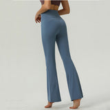 TB New high waist yoga sports bell bottoms