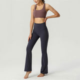 TB New high waist yoga sports bell bottoms