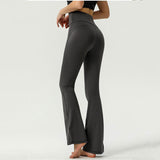 TB New high waist yoga sports bell bottoms