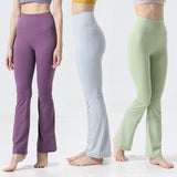 TB New high waist yoga sports bell bottoms